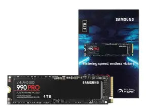 Unidad De Almacenamiento Ssd M.2 Pcei Samsung 4tb 990 Pro, 2280 (mz-v9p4t0b/am) Hasta 7450 Mb/s