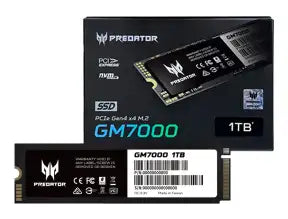 Disco Solido Ssd M.2 Pcie Acer 1tb Predator Gm7000 Gaming Gen4x4, Nvme, Unidad Interna Estado Solido, Para Pc, Laptop, Lectura 7400mb/s (bl.9bwwr.105)