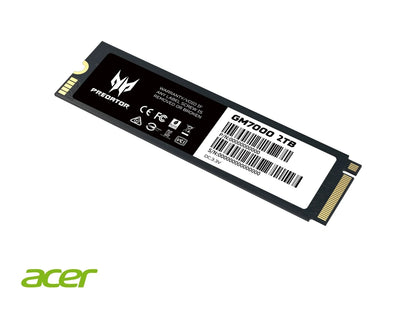Disco Solido Ssd M.2 Pcie Acer 2tb Predator Gm7000 Gaming Gen4x4, Nvme, Unidad Interna Estado Solido, Para Pc, Laptop, Lectura 7400mb/s (bl.9bwwr.106)