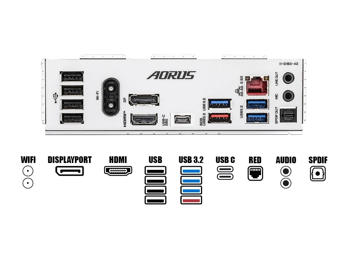Placa Madre Gigabyte B760m Aorus Elite Wifi6 E Gen5 (b760m-a-e-wf6e-gen5) Socket Lga 1700, Ram Ddr5 Buss 7800oc Mhz, 14va, 13va, 12va Gen