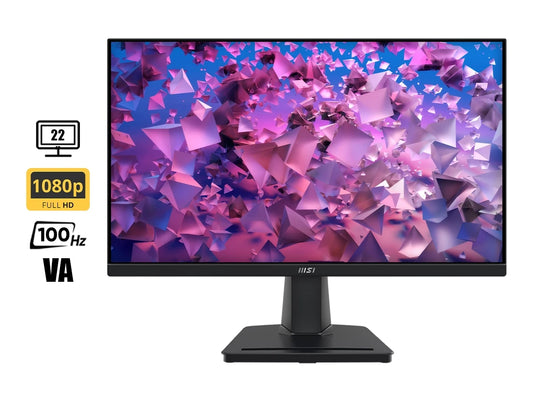 Monitor Msi 22 Pulgadas (pro Mp225v) Gaming Fhd Ips, Frecuencia 100hz, 1ms