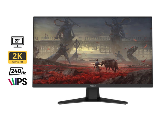 Monitor Msi 27 Pulgadas, Gaming (mag 274qf-x24) Qhd, Negro, Ips, 240hz, 0.5ms, Hdmi Displayport