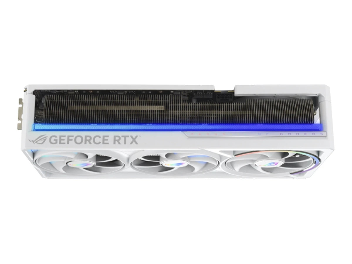 Tarjeta De Video Asus Geforce Rtx 5080 Rog 16gb Gddr7 Astral (90rogrtx5080o16gbastralwhite), Blanco, 3 Ventiladores Frontal