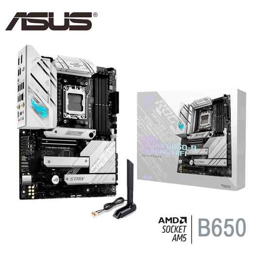 Placa Madre Asus B650-a Rog Strix Gaming Wifi (90mb1bp0-m0aay0) Socket Am5, Ram Ddr5 Buss 7600oc Mt/s, Wifi 6e