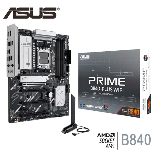 Placa Madre Asus B840 Wifi (prime B840-plus Wifi ) Atx 4 Slot De Ram Ddr5