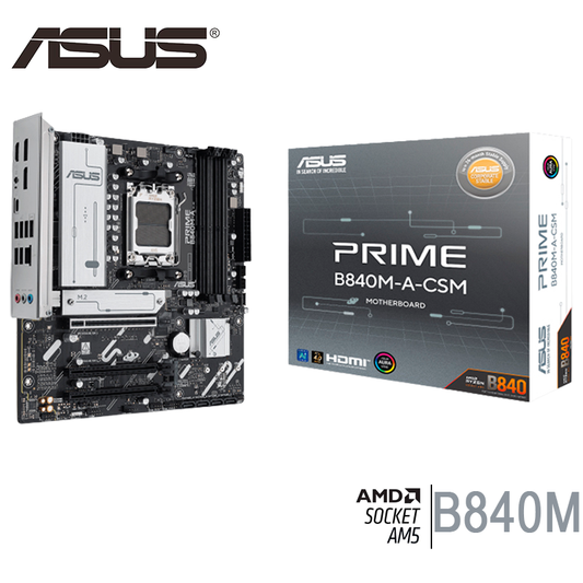 Placa Madre Asus B840m Prime Wifi (90prime-b840m-a-wifi) 4 Slot De Ram Ddr5