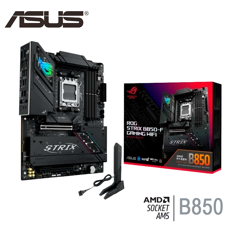 Placa Madre Asus B850-f Rog Strix Gaming Wifi (rog Strix B850-fi) Socket Am5, Ddr5