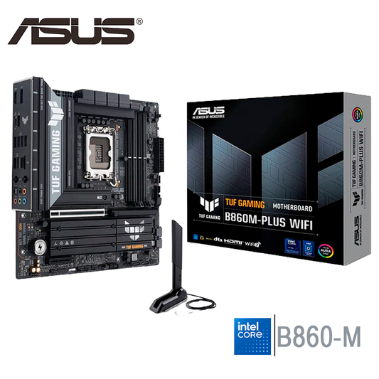 Placa Madre Asus B860m Tuf (tuf Gamng B860m-pluswifi) Socket Lga 1851, Ram Ddr5 8666oc Mt/s, Core Ultra,