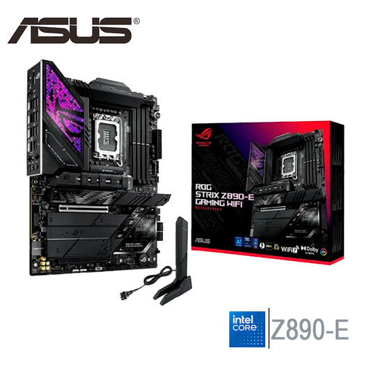 Placa Madre Asus Rog Strix Z890-e Gaming Wifi (rog Strix Z890-e Gaming Wifi) Socket Lga 1851, Ram Ddr5, Core Ultra Gen., Rgb