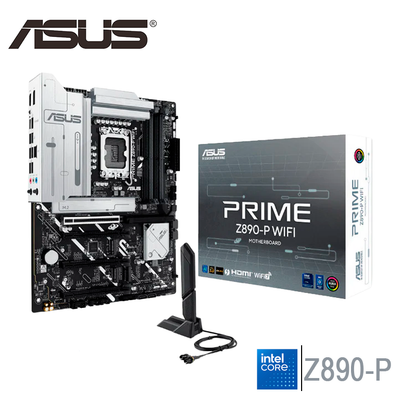 Placa Madre Asus Z890-p Prime Wifi (90mb1i70-m0eay0) Socket Lga 1851, Ram Ddr5 Buss 8666oc Mt/s, Core Ultra, Gen. 15, Wifi 7