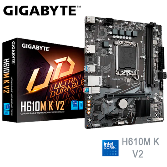 Placa Madre Gigabyte H610m-k-v2 Ddr5 (h610m-k-v2 D5) Socket Lga 1700, 14va, 13va, 12va Gen
