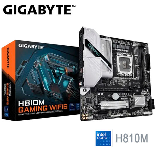 Placa Madre Gigabyte H810m Gaming Wifi6 (h810m Gaming Wifi6) Socket Lga 1851, Ram Ddr5 8200 Mhz, Core Ultra