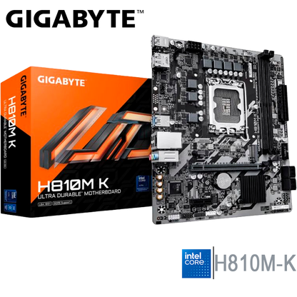 Placa Madre Gigabyte H810m K (h810m K G10) Socket Lga 1851, Ram Ddr5 8200 Mhz, Core Ultra