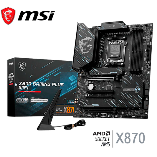Placa Madre Msi X870 Gaming Plus Wifi (msi -x870-gamingp- Wifi ) Socket Am5, Ram Dddr5 Buss 8400oc Mhz