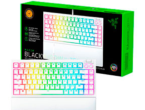 Teclado Gamer Razer Blackwidow V4 75% (rz03-05001700-r3m1) Mecanico, Switch Orange, , Led Rgb, Blanco
