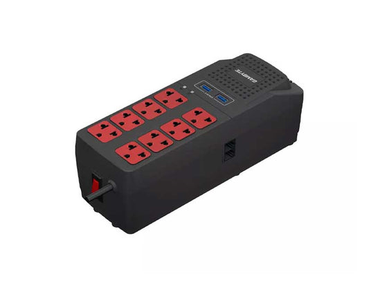 Estabilizador Gambyte 1200va (mp-gp1200-8p) 8 Tomas 2 Usb
